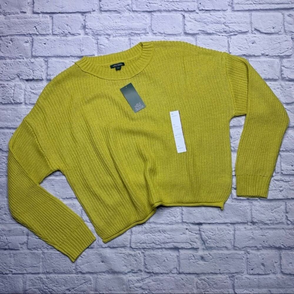 Wild Fable Crewneck Sweater in Gold